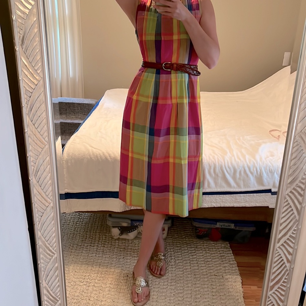 Vintage Madras dress.